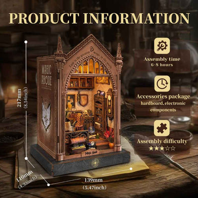 Magic Abode DIY Book Nook Kit - ROCOXIA
