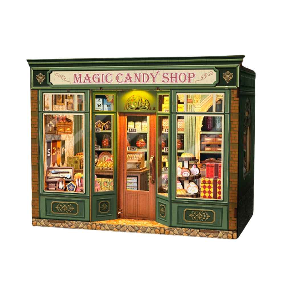 Magic Candy Shop DIY Book Nook Kit | Miniature Sweet Shop – ROCOXIA