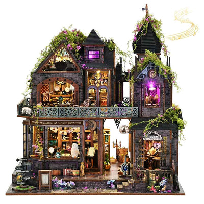 Magic Castle miniature house against a white background.