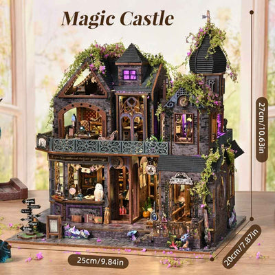 Magic Castle DIY Mini House Kit l DIY Miniature Kit