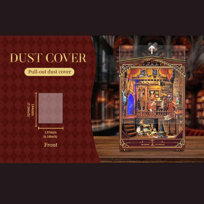 Magic Studio upgraded edition with its clear front cover raised and a separate cover diagram.