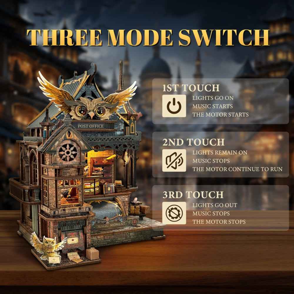 Owl Post Office DIY Mini House Kit l DIY Miniature Kit