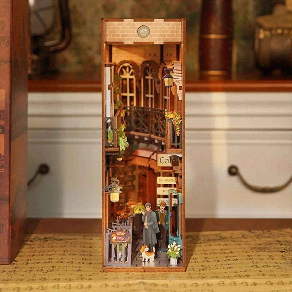 Sherlock Holmes 221B Baker Street DIY Book Nook Kit - Uncover