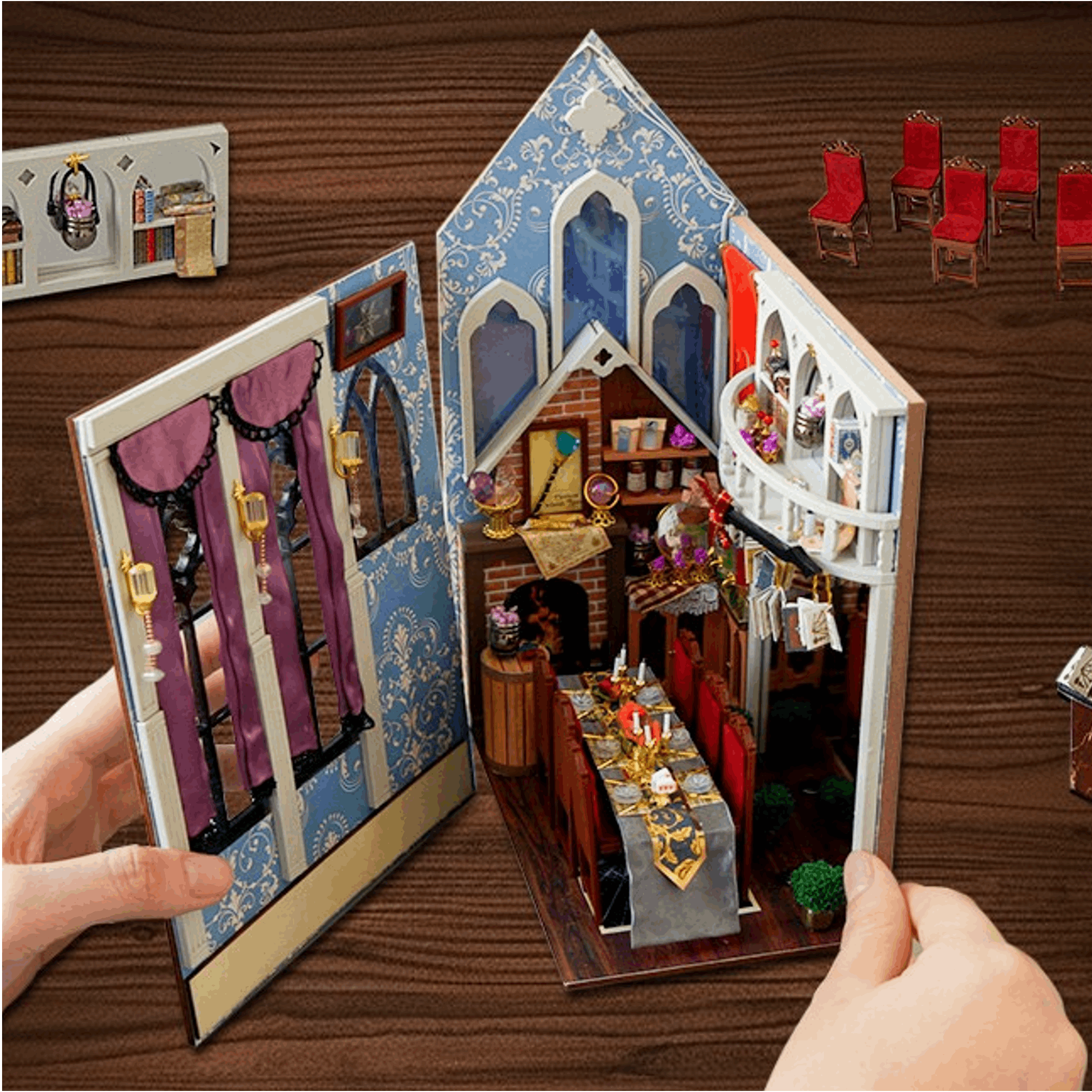 Magic Restaurant DIY Book Nook Kit - ROCOXIA