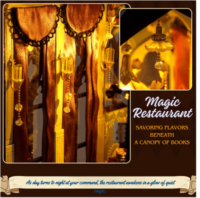 Magic Restaurant DIY Book Nook Kit - ROCOXIA