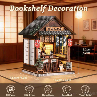 The Mellow Pub DIY Mini Book Nook Kit - ROCOXIA