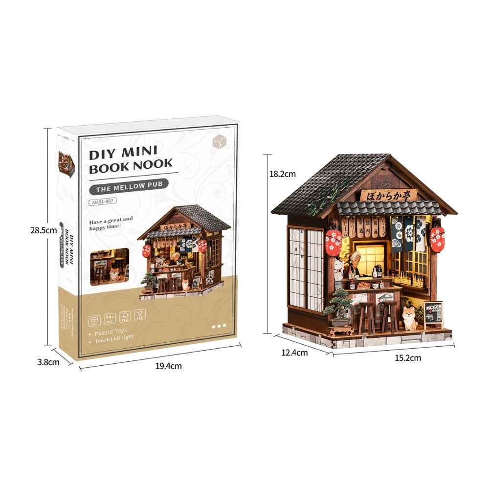 The Mellow Pub DIY Mini Book Nook Kit - ROCOXIA