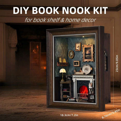 Fireplace DIY Book Nook Kit - ROCOXIA