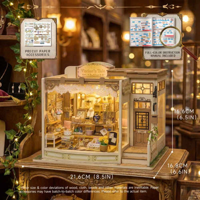 Vitrine's Tale DIY Mini House Kit l DIY Miniature Kit - ROCOXIA