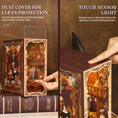 Wardrobe of Duchess cover removal and top touch-switch demonstrations.
