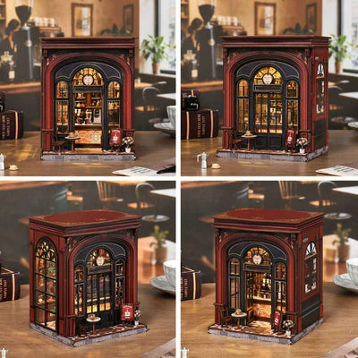 Warmglow Coffee DIY Book Nook Kit - ROCOXIA