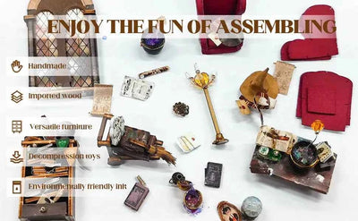 Rocoxia Underground Potion Castle DIY Miniature Dollhouse Kit - Rocoxia
