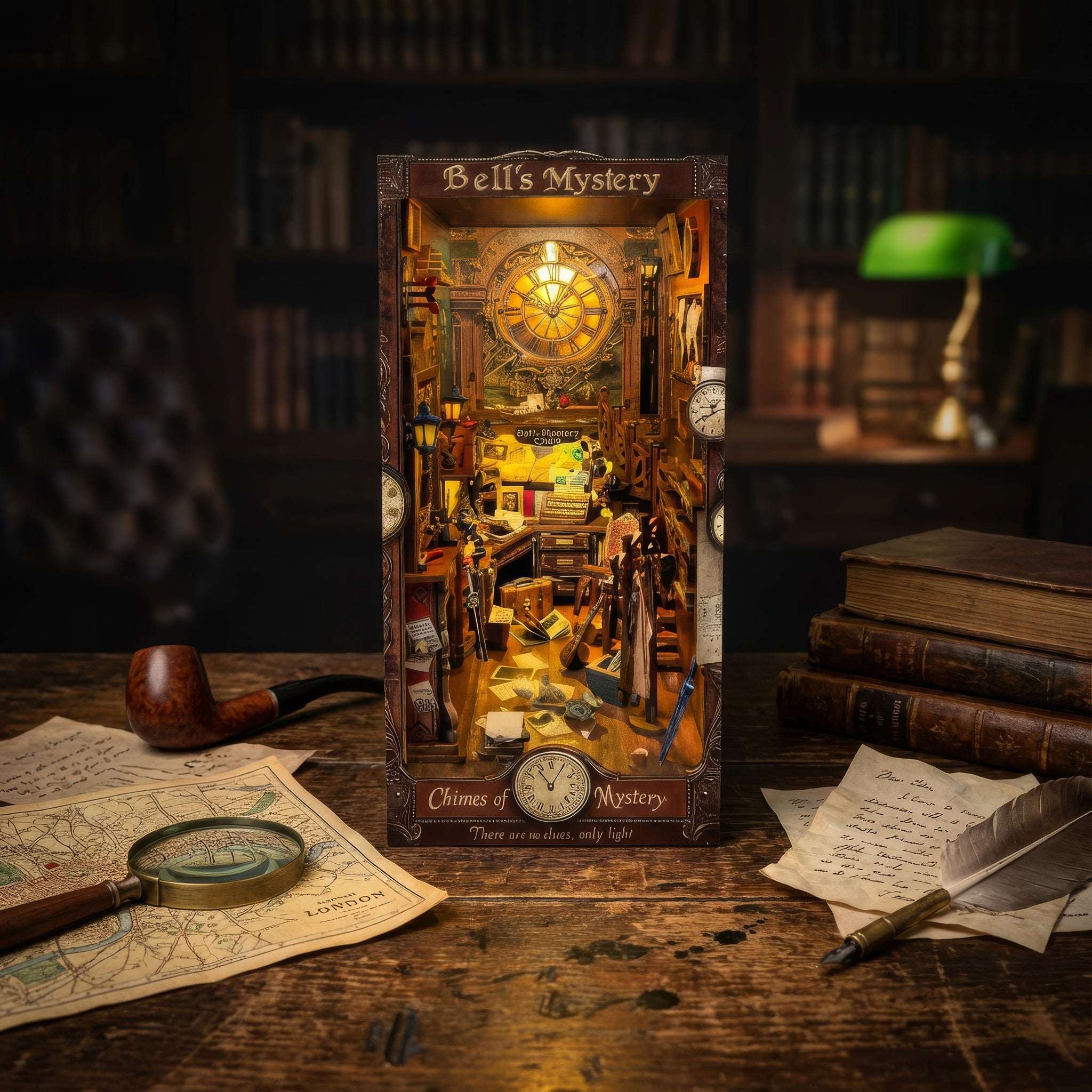 Chimes of Mystery DIY Book Nook Kit - A World of Enigma and Intrigue - ROCOXIA