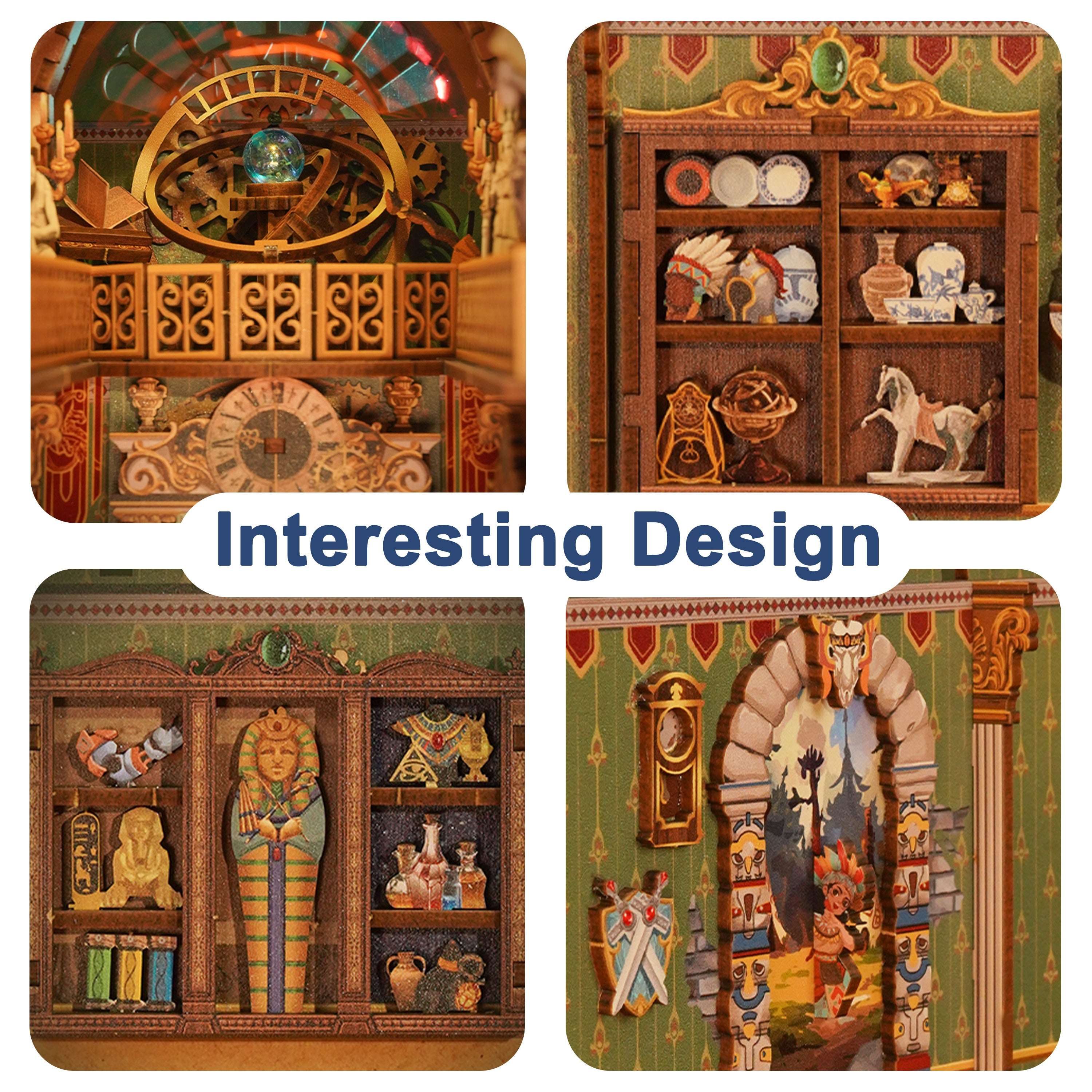 Spacetime Museum DIY Book Nook Kit - ROCOXIA