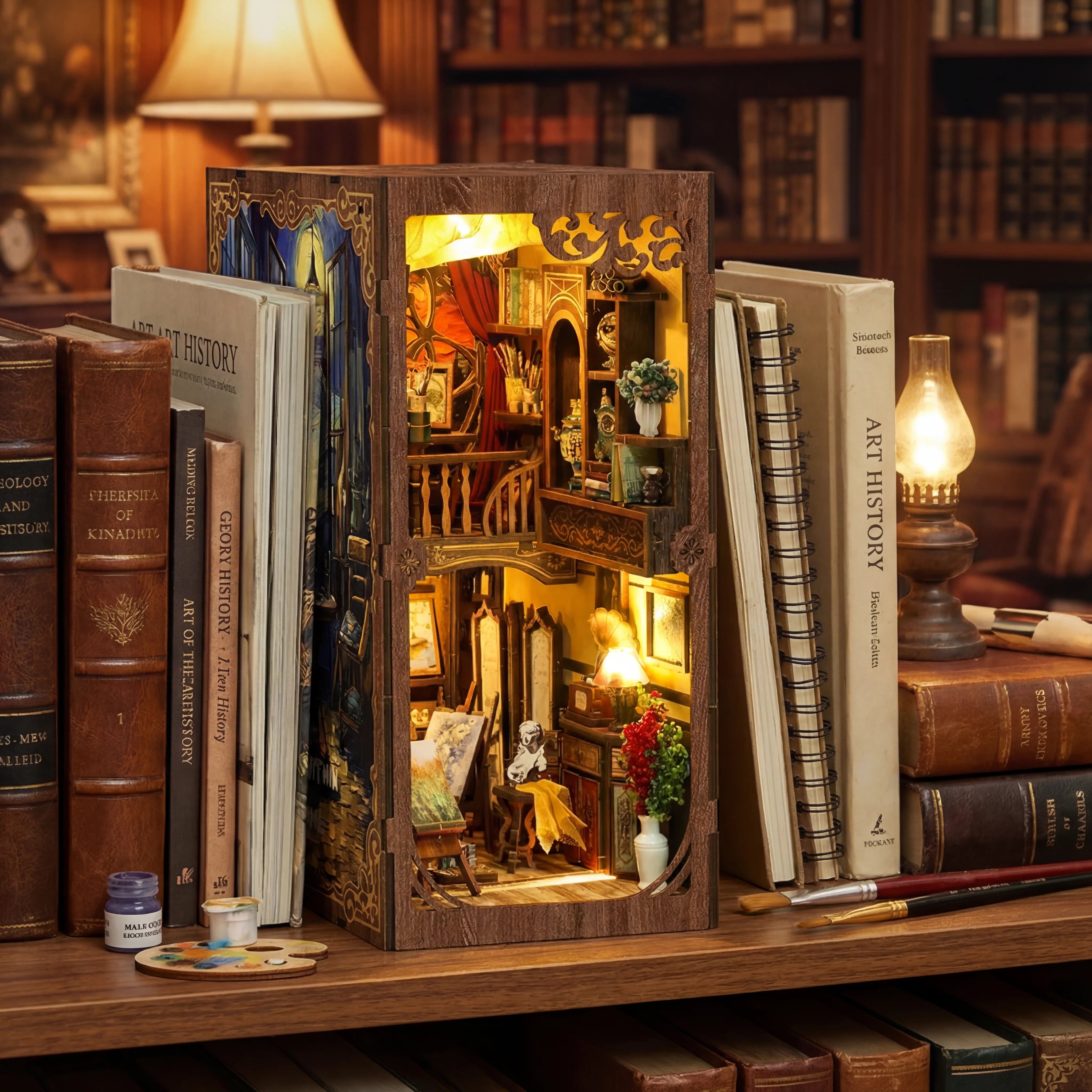 Whispers of Starlit Frames DIY Book Nook Kit