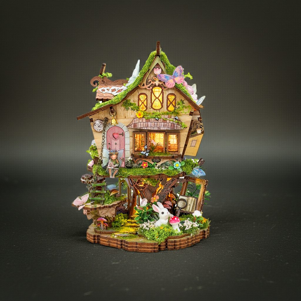 Rowan's Treehouse DIY Book Nook Kit - Bring the Enchanted Forest Home - ROCOXIA