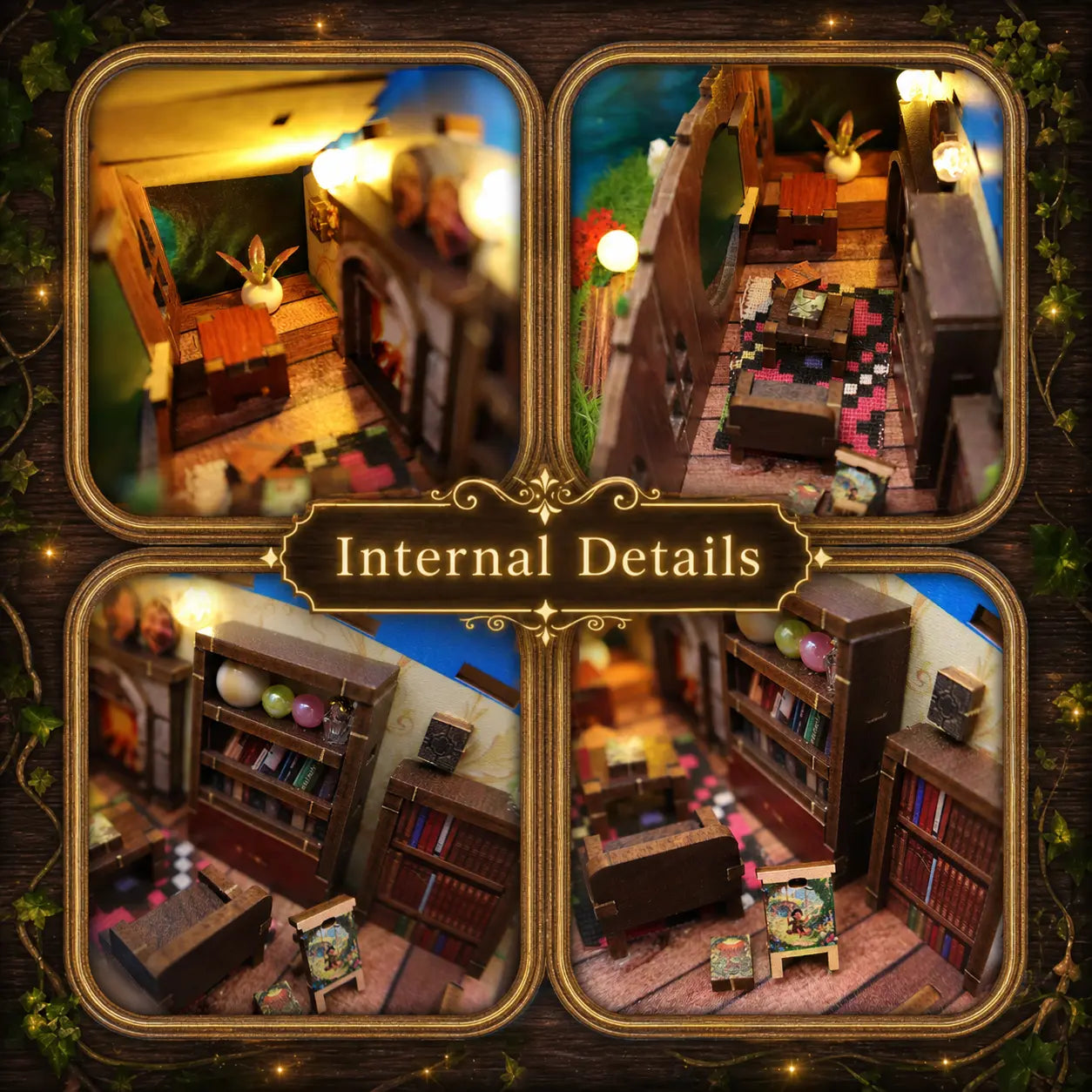 Hobbins Hovel Fantasy Cottage DIY Book Nook Kit