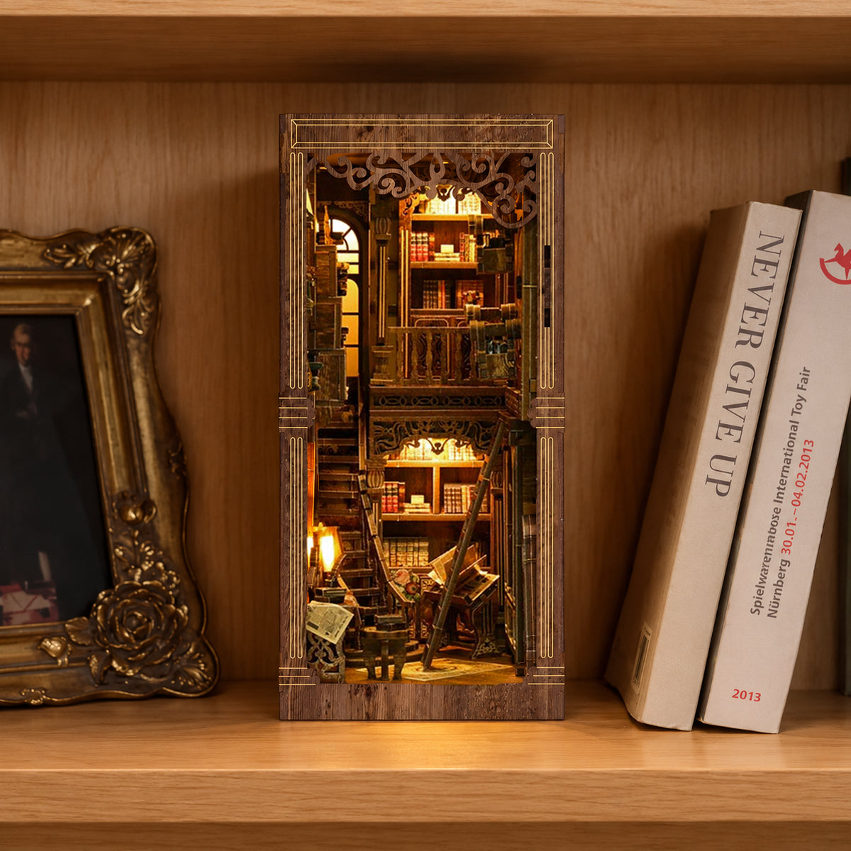 Ancient Book Collection Room DIY Book Nook Kit