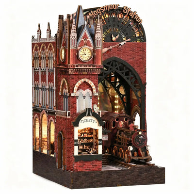 Hogsmoor Station DIY Book Nook Kit - ROCOXIA