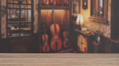 European Melody Music Instrument Box DIY Book Nook Kit