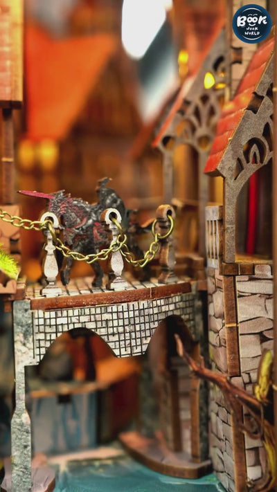 Spirit Valley of the Magic Ring DIY Book Nook Kit - Enchant Your Shelf with Whimsy