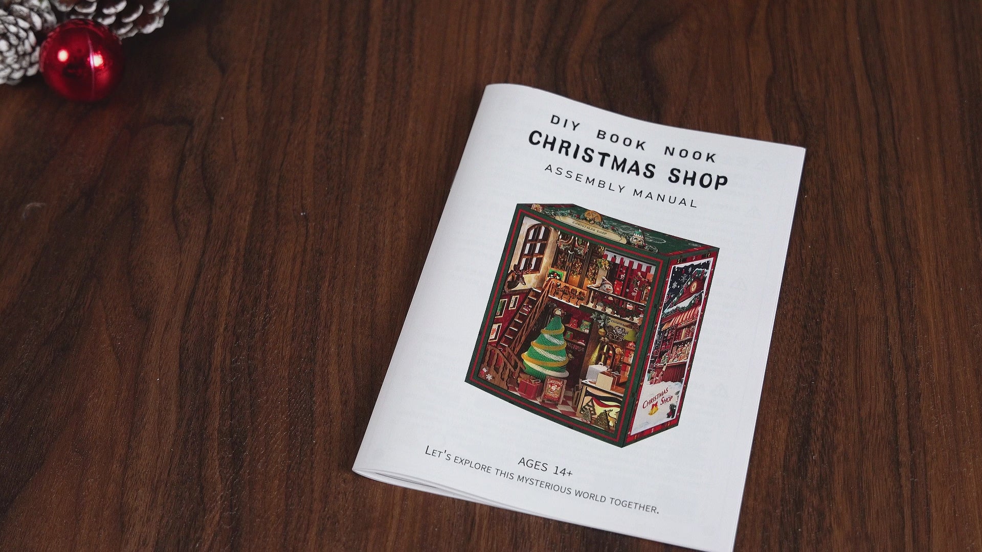 Christmas Shop DIY Book Nook Kit