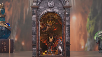 Dragon's Treasure Labyrinth DIY Book Nook Kit