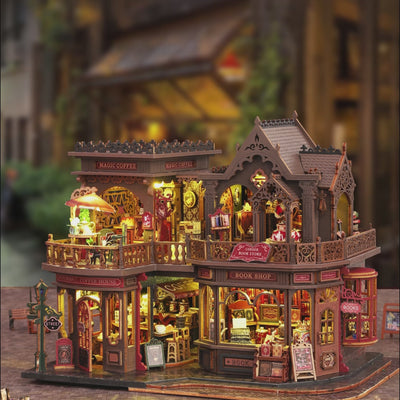 Letter Coffee DIY Mini House Kit l DIY Miniature Kit