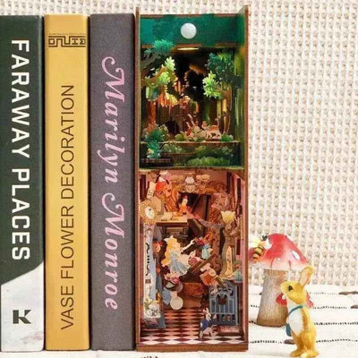 Rocoxia  Alice in Wonderland DIY Book Nook Kit - Rocoxia