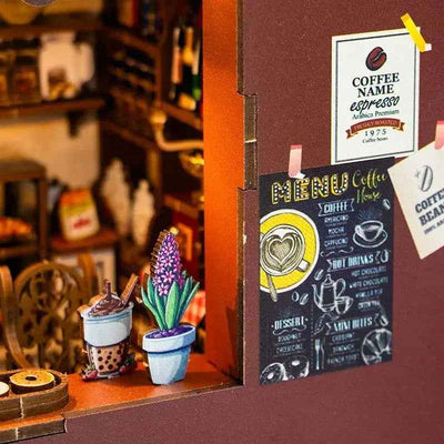 Rocoxia  Coffee House DIY Book Nook Kit - Rocoxia