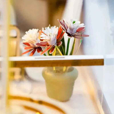 Rocoxia  Pink Loft DIY Book Nook Kit - Rocoxia