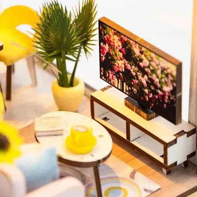 Rocoxia  Pink Loft DIY Book Nook Kit - Rocoxia