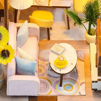 Rocoxia  Pink Loft DIY Book Nook Kit - Rocoxia