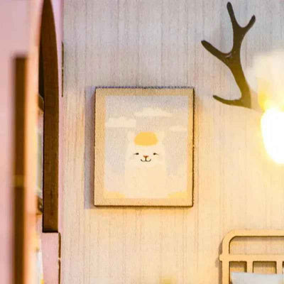 Rocoxia  Pink Loft DIY Book Nook Kit - Rocoxia