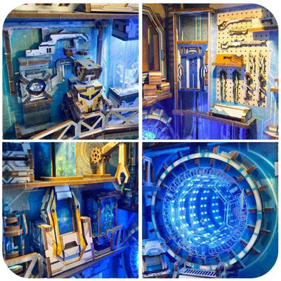 Rocoxia  Planetary Era DIY Book Nook Kit - Rocoxia