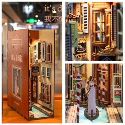 Rocoxia  Travel in Venice DIY Book Nook Kit - Rocoxia