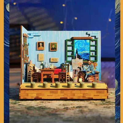 Rocoxia  Van Gogh's Dream DIY Wood Dollhouse Kit - Rocoxia