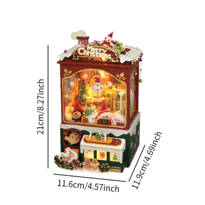 Rocoxia Christmas Crane Game Book Nook Kit - Rocoxia